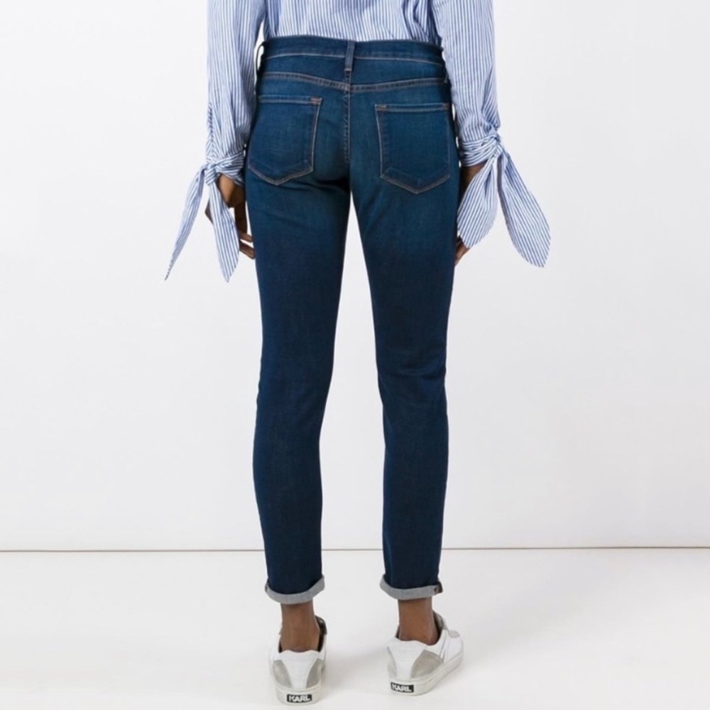 Frame Le Garçon Boyfriend Jean in West Drive - Picture 2 of 8